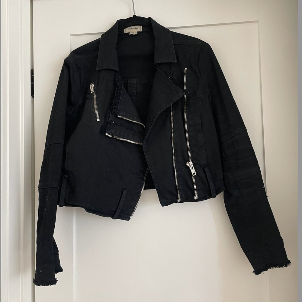 Helmut Lang Cropped Denim Jacket
